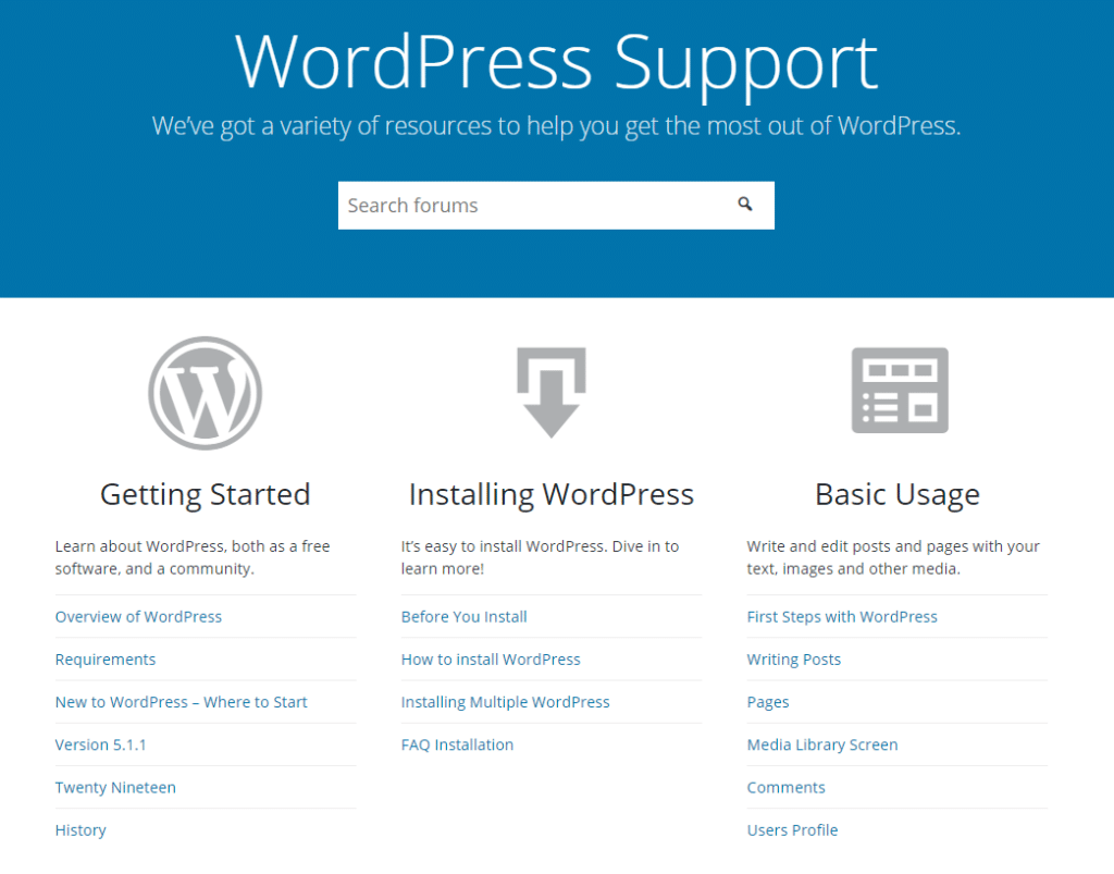 WordPress - 2 support